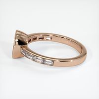 18K Rose Gold Accent Stones Ring Setting Image