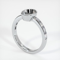 10K White Gold Accent Stones Ring Setting Video