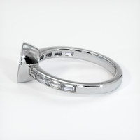 10K White Gold Accent Stones Ring Setting Image