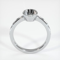 10K White Gold Accent Stones Ring Setting Image