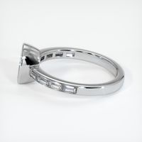 14K White Gold Accent Stones Ring Setting Image