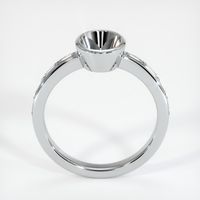 14K White Gold Accent Stones Ring Setting Image