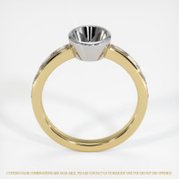 14K White & Yellow Accent Stones Ring Setting Image