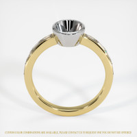 18K White & Yellow Accent Stones Ring Setting Image