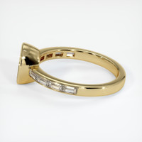 10K Yellow Gold Accent Stones Ring Setting Image