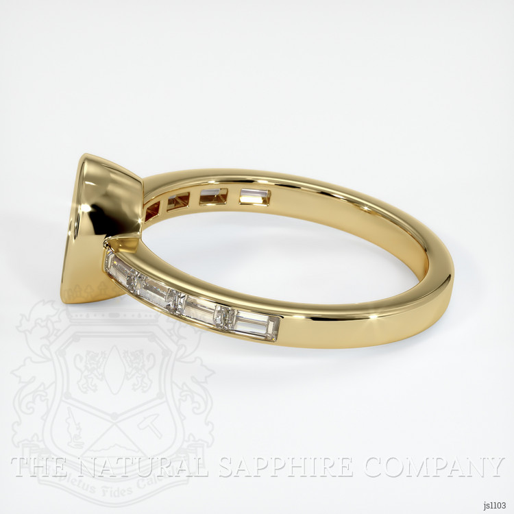 10K Yellow Gold Accent Stones Ring Setting
