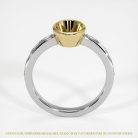 14K Yellow & White Accent Stones Ring Setting Image