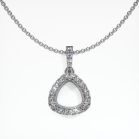 10K White Gold Pave Pendant Setting Video