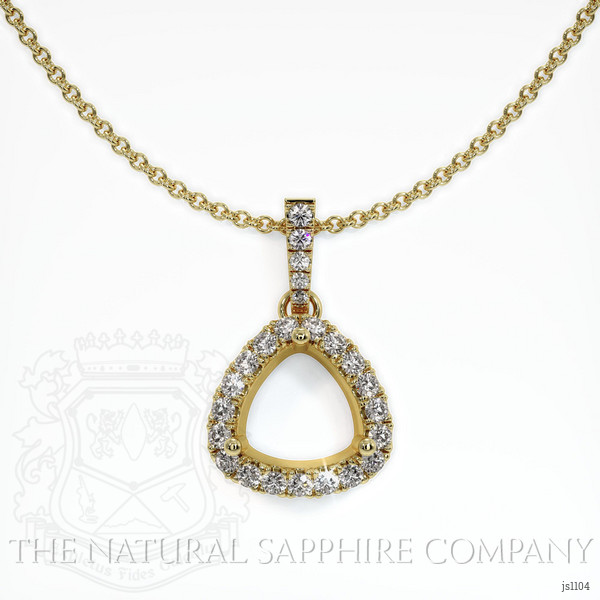  Emerald Pendant 4.29 Ct. 18K Yellow Gold