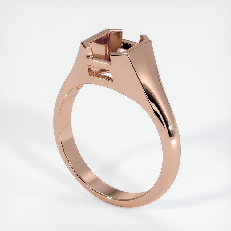 14K Rose Gold Men's Ring Setting