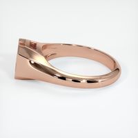 14K Rose Gold Men's Ring Setting Image