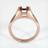14K Rose Gold Men's Ring Setting Image
