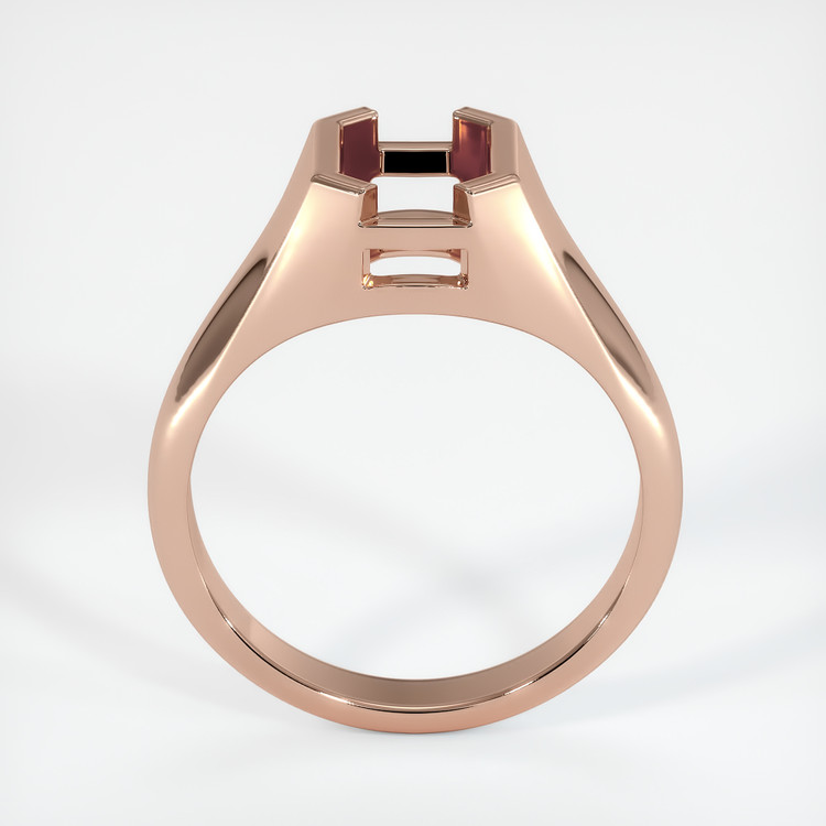 14K Rose Gold Men's Ring Setting
