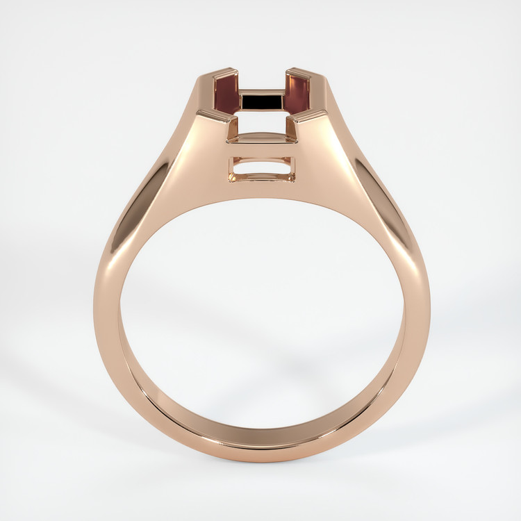 18K Rose Gold Men's Ring Setting