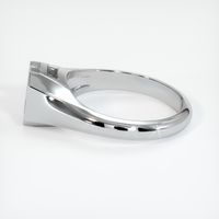 14K White Gold Men's Ring Setting Image