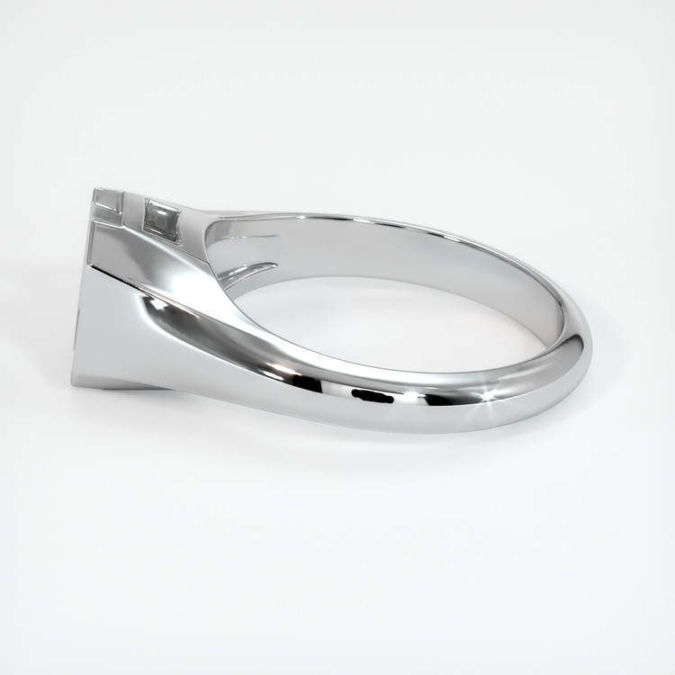 14K White Gold Men's Ring Setting