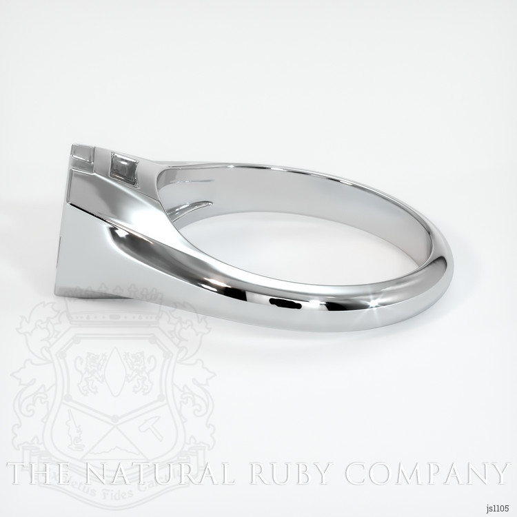14K White Gold Men's Ring Setting