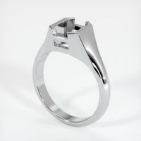 Men's Emerald Ring 1.93 Ct., 18K White Gold Combination Setting