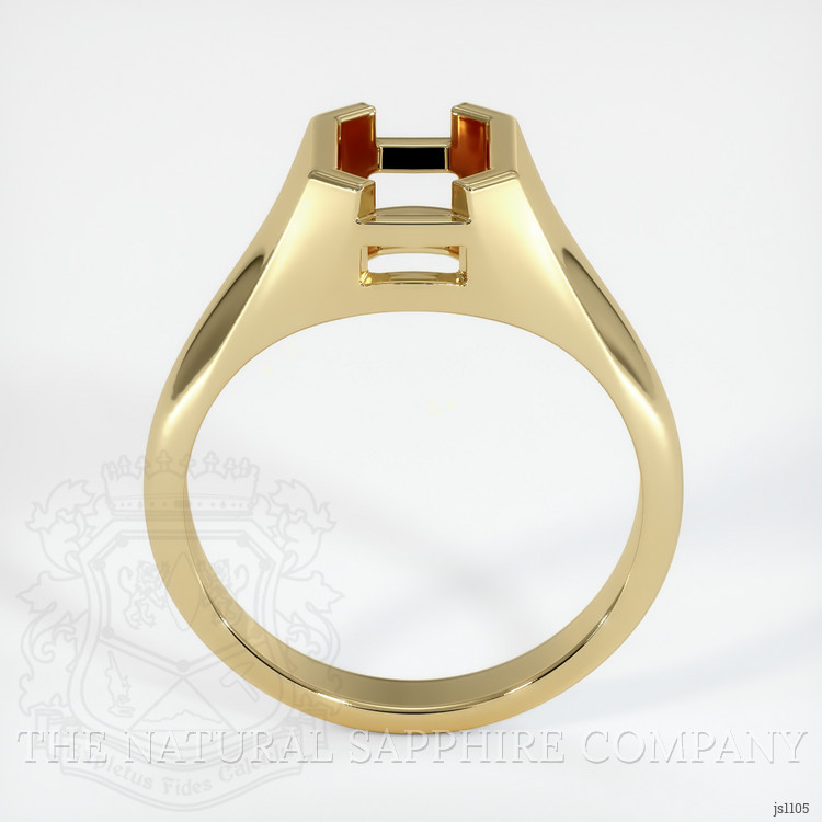 10K Yellow Gold Men's Ring Setting