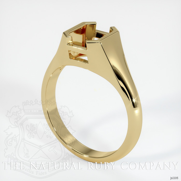 14K Yellow Gold Men's Ring Setting