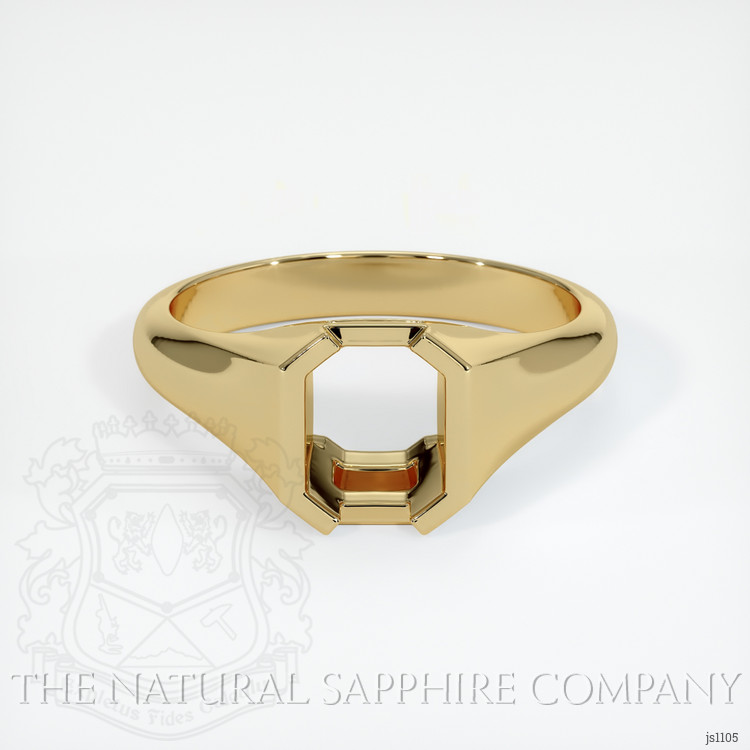 14K Yellow Gold Men's Ring Setting
