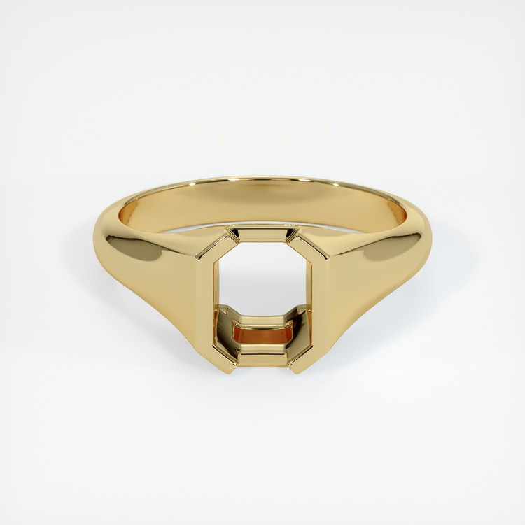 14K Yellow Gold Men's Ring Setting