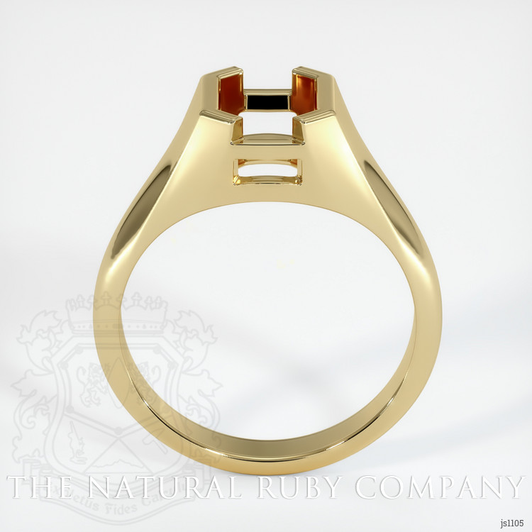 14K Yellow Gold Men's Ring Setting