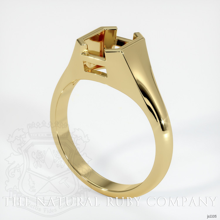 18K Yellow Gold Men's Ring Setting