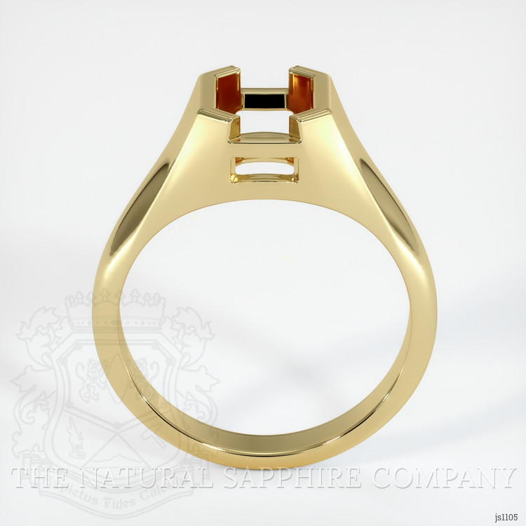18K Yellow Gold Men's Ring Setting