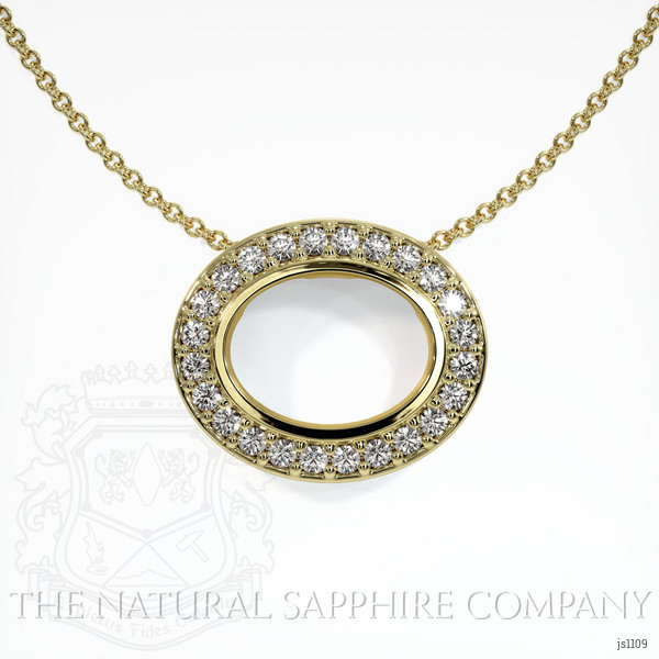  Emerald Pendant 0.63 Ct. 18K Yellow Gold