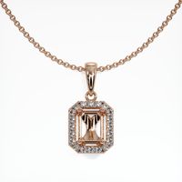 14K Rose Gold Pave Pendant Setting Video