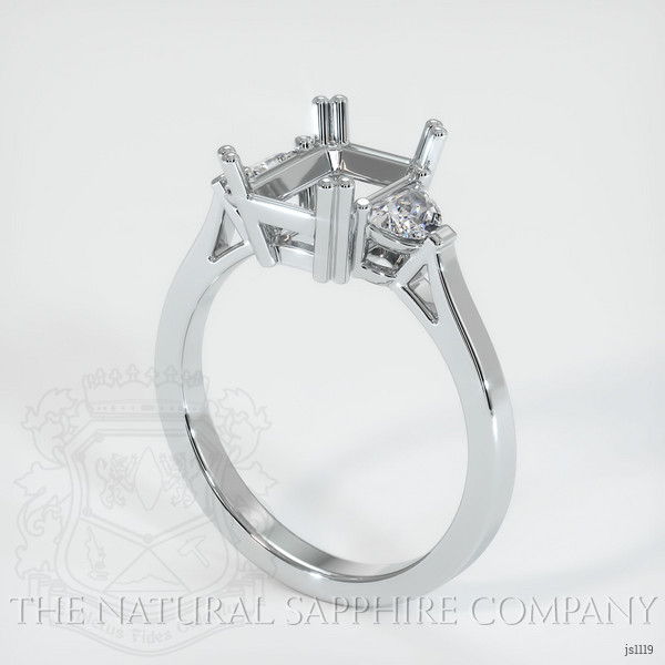  Emerald Ring 1.97 Ct. 18K White Gold