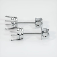 14K White Gold Studs Earring Setting Image
