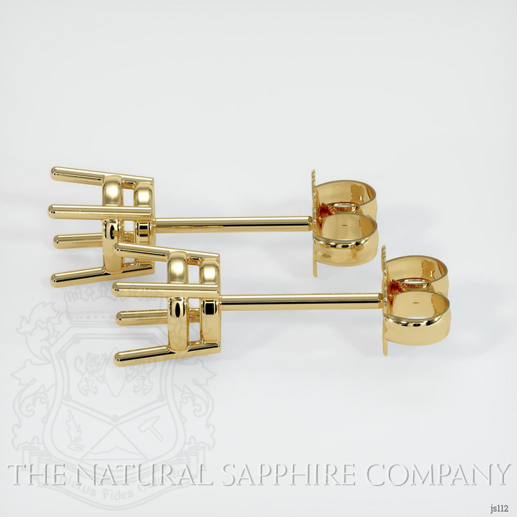 14K Yellow Gold Studs Earring Setting