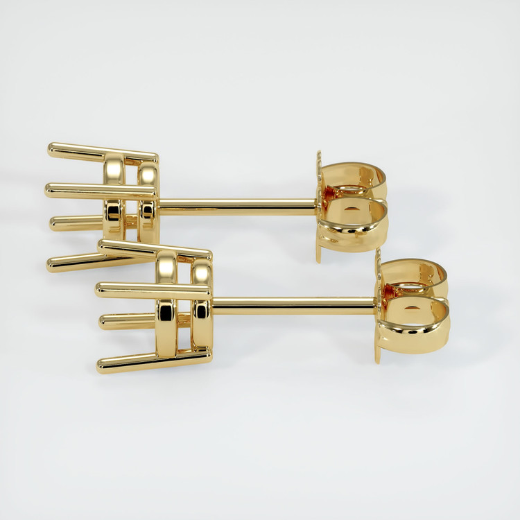 14K Yellow Gold Studs Earring Setting