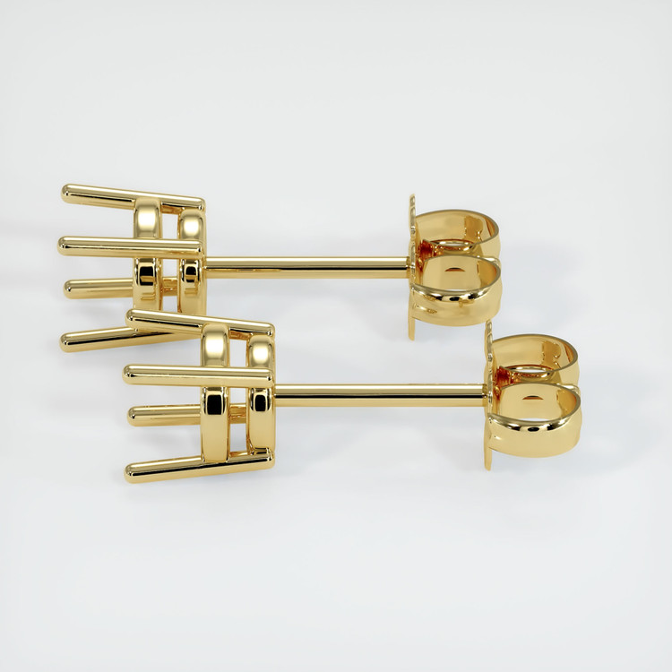 18K Yellow Gold Studs Earring Setting