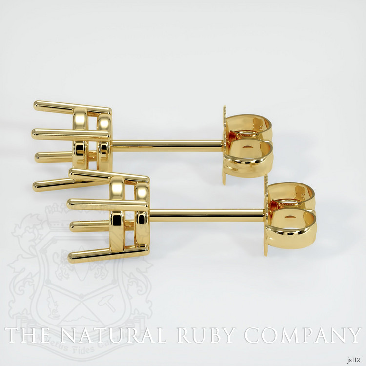 18K Yellow Gold Studs Earring Setting