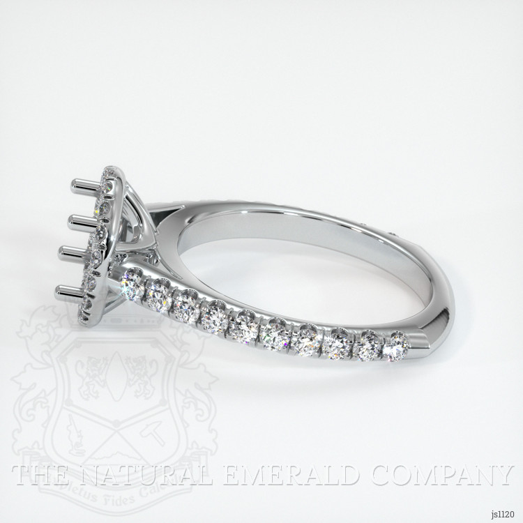 Silver Pave Ring Setting
