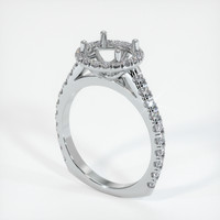 10K White Gold Pave Ring Setting Video
