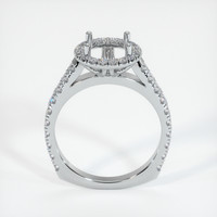 10K White Gold Pave Ring Setting Image