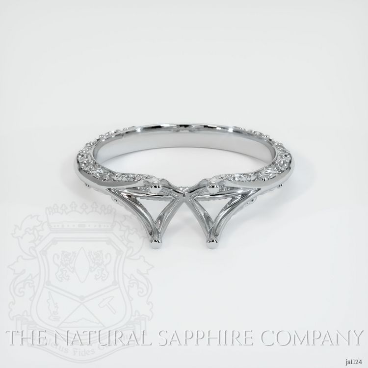 Platinum 950 Antique Style Ring Setting