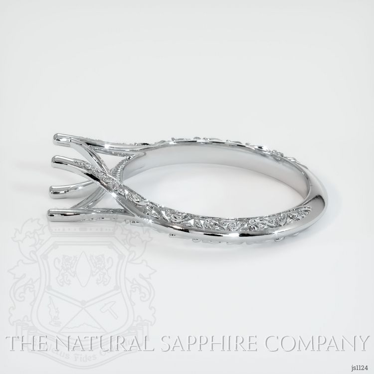 Platinum 950 Antique Style Ring Setting