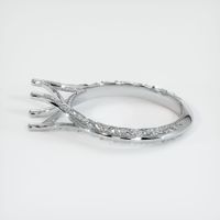 18K White Gold Antique Style Ring Setting Image
