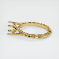 10K Yellow Gold Antique Style Ring Setting Image