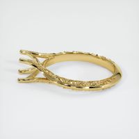 18K Yellow Gold Antique Style Ring Setting Image