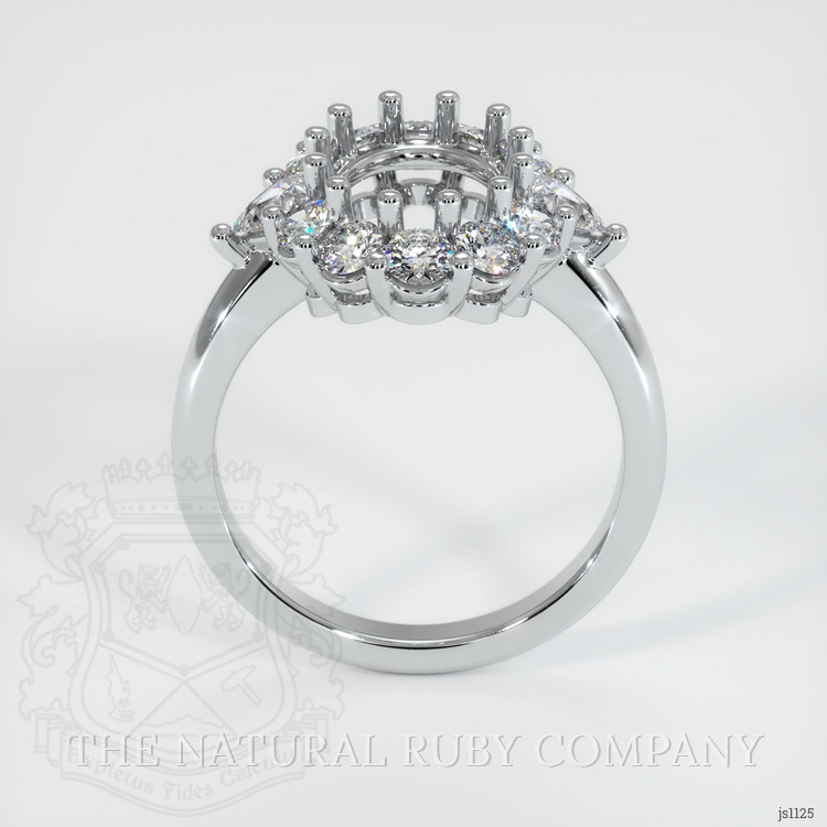 Silver Antique Style Ring Setting