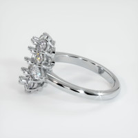14K White Gold Antique Style Ring Setting Image