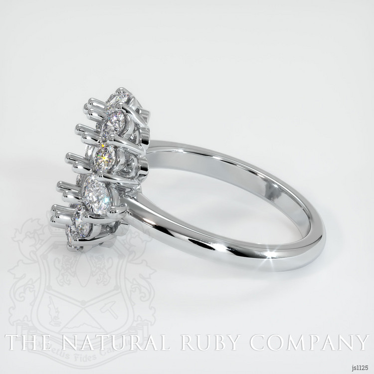 14K White Gold Antique Style Ring Setting