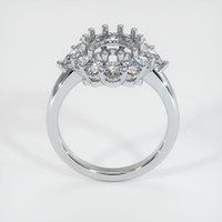 14K White Gold Antique Style Ring Setting Image