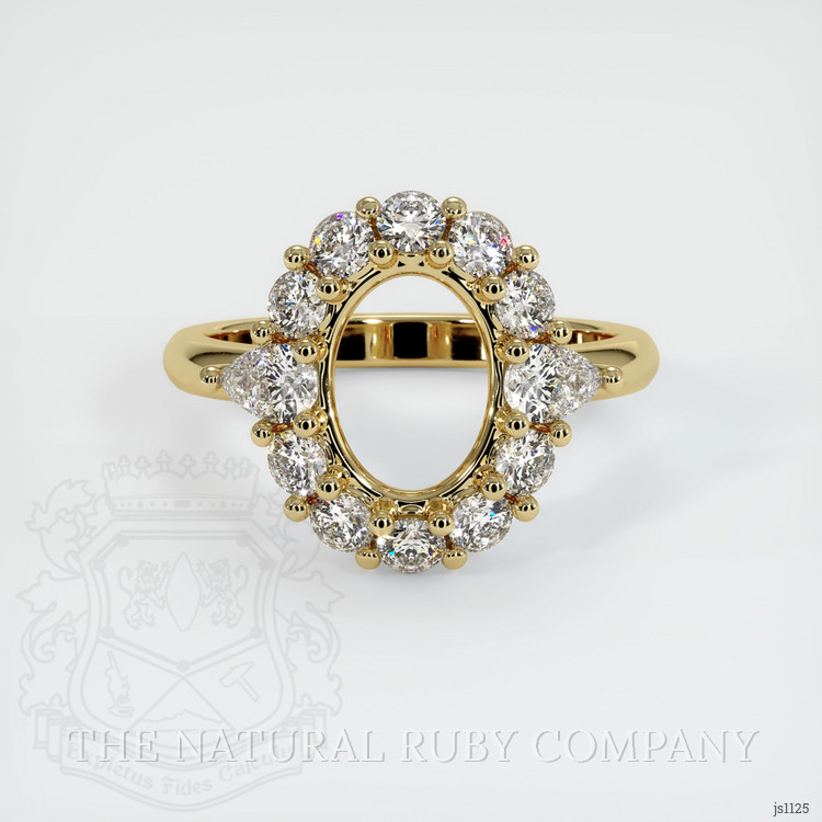 10K Yellow Gold Antique Style Ring Setting